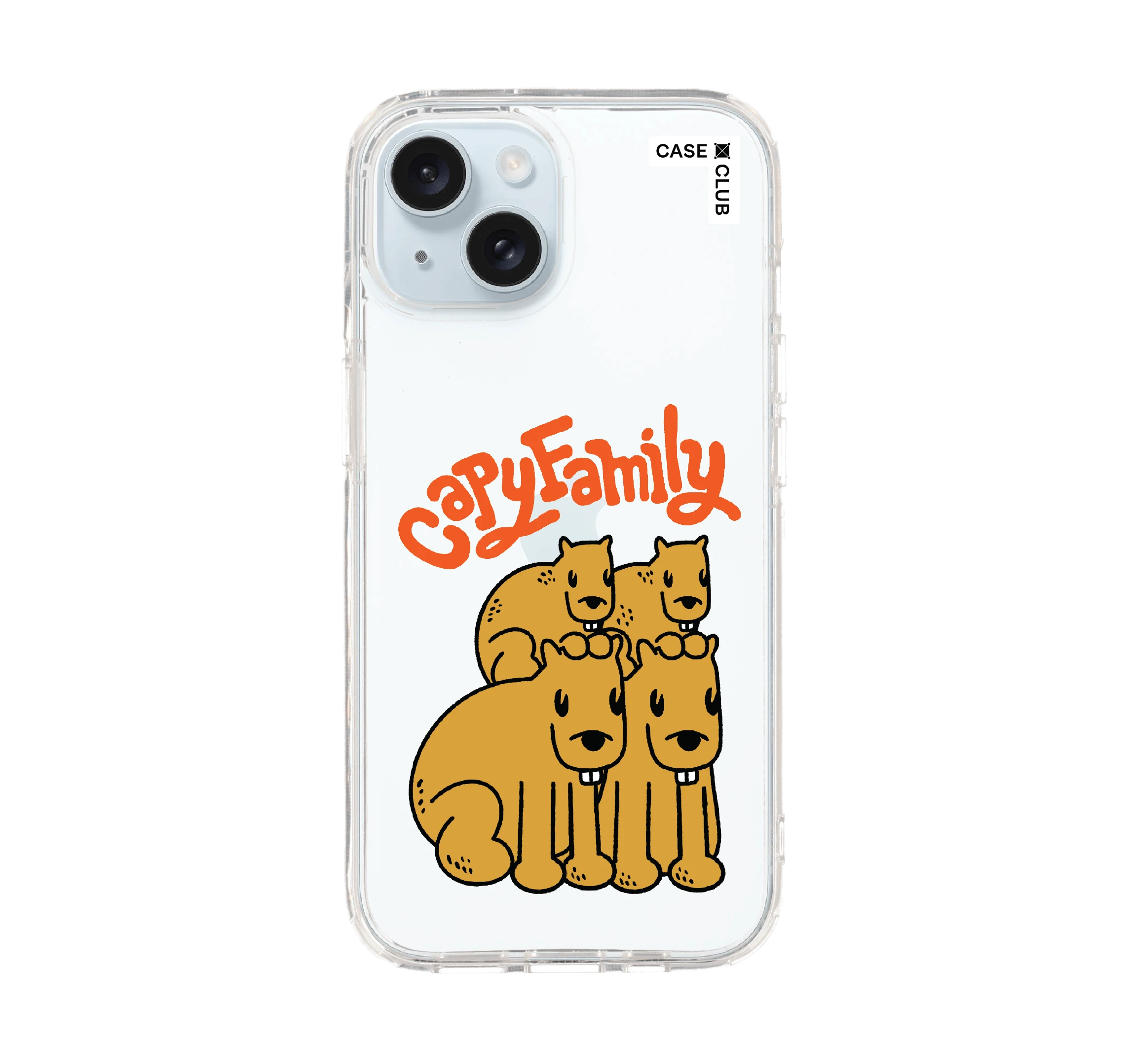 เคสใส iphone 15 ความสุขของคาปิบาร่า